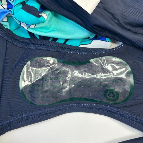 Coco Contours Cameo Halter Bikini Swim Top & Bottoms Multicolor Women's XL NWT - Picture 7 of 12